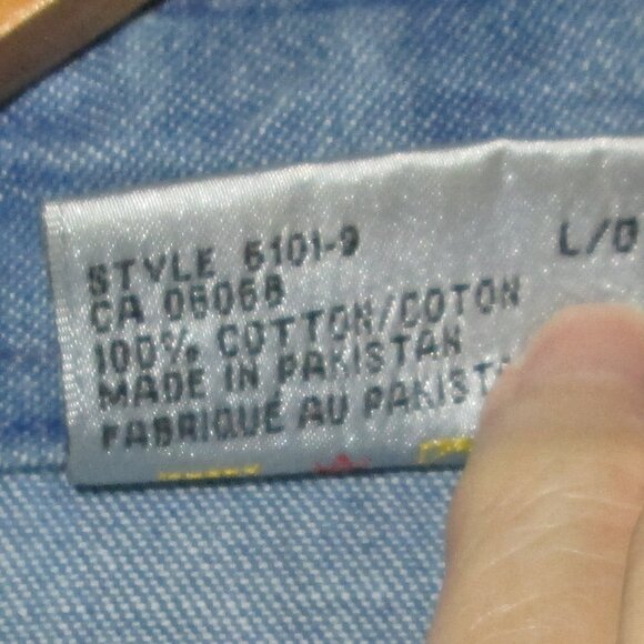 Women's denium jacket of East West Fashions with button up vest size M/L - Picture 5 of 12